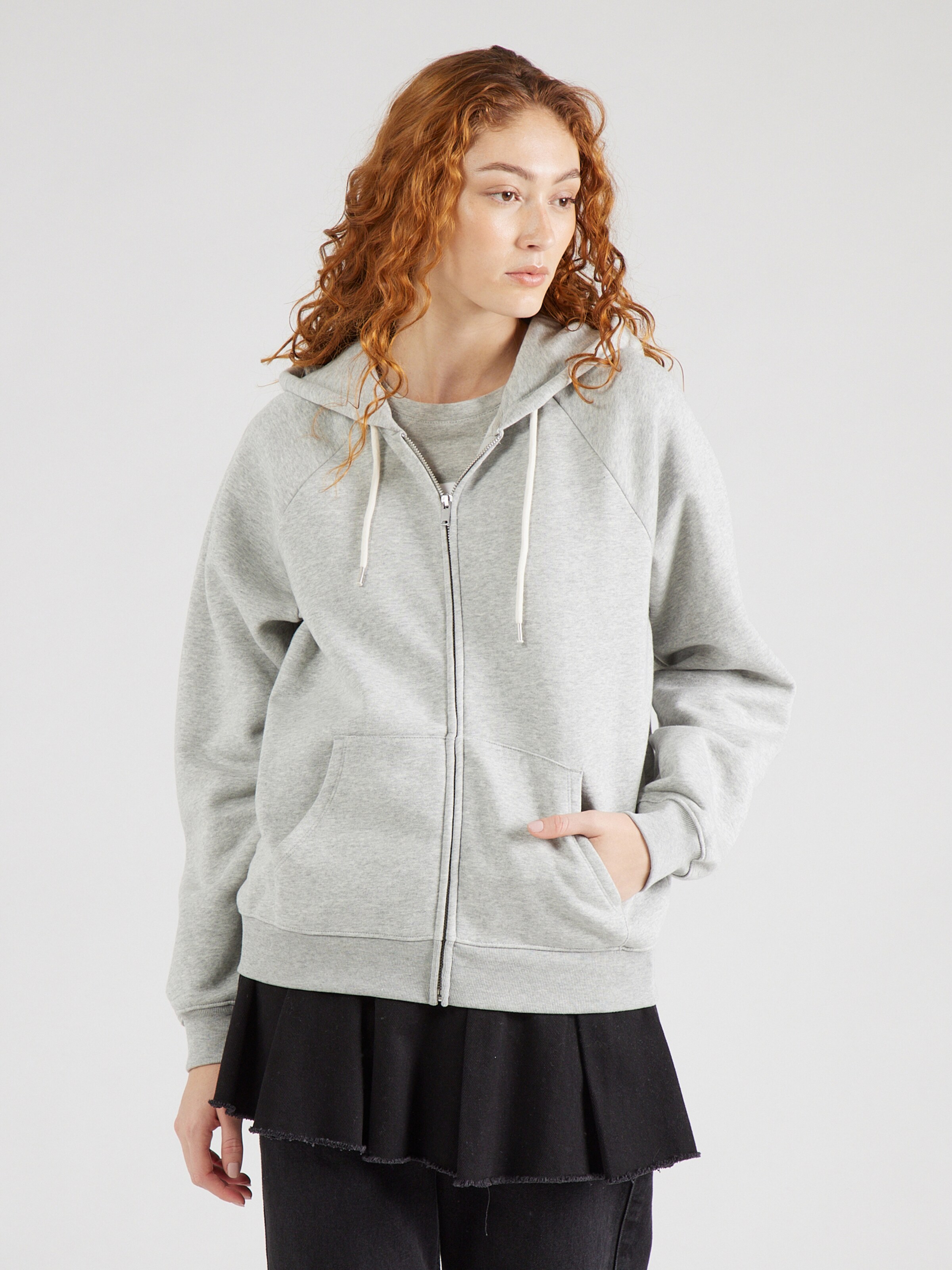 Graue sweatshirt jacke damen Clearance
